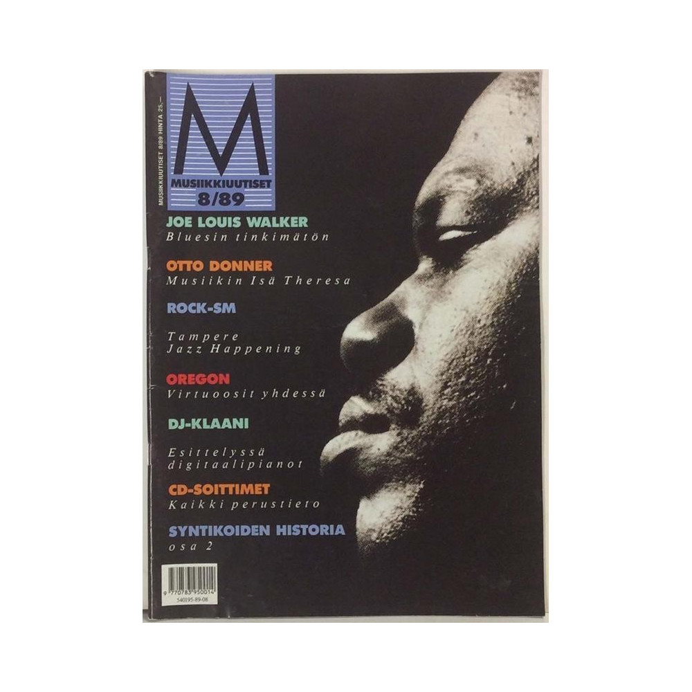 Musiikkiuutiset 1989 No.8 Otto Donner,Joe Louis Walker
