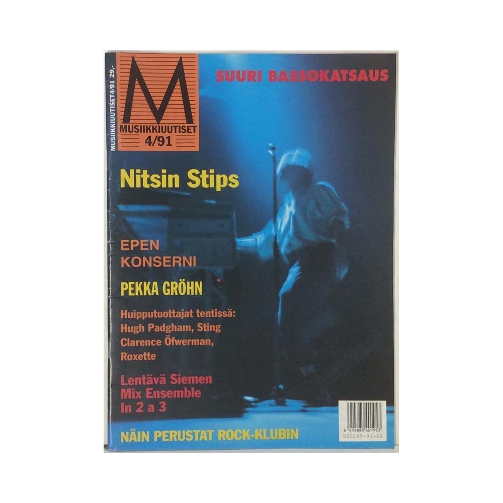 Musiikkiuutiset 1991 No.4 Epe Helenius,Nits