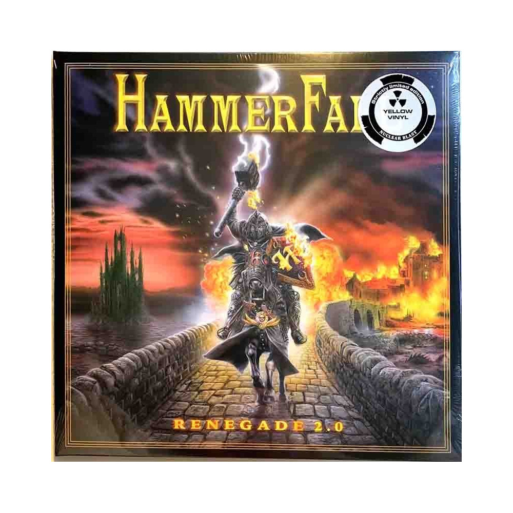 Hammerfall 2021 27361 55661 Renegade 2.0, yellow vinyl LP
