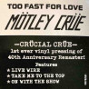 Mötley Crüe : Too fast for love - LP