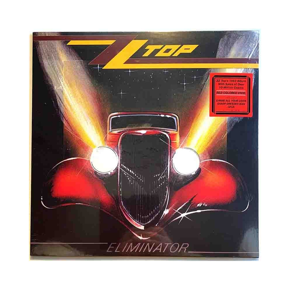ZZ Top : Eliminator, red vinyl - LP
