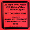 ZZ Top : Eliminator, red vinyl - LP