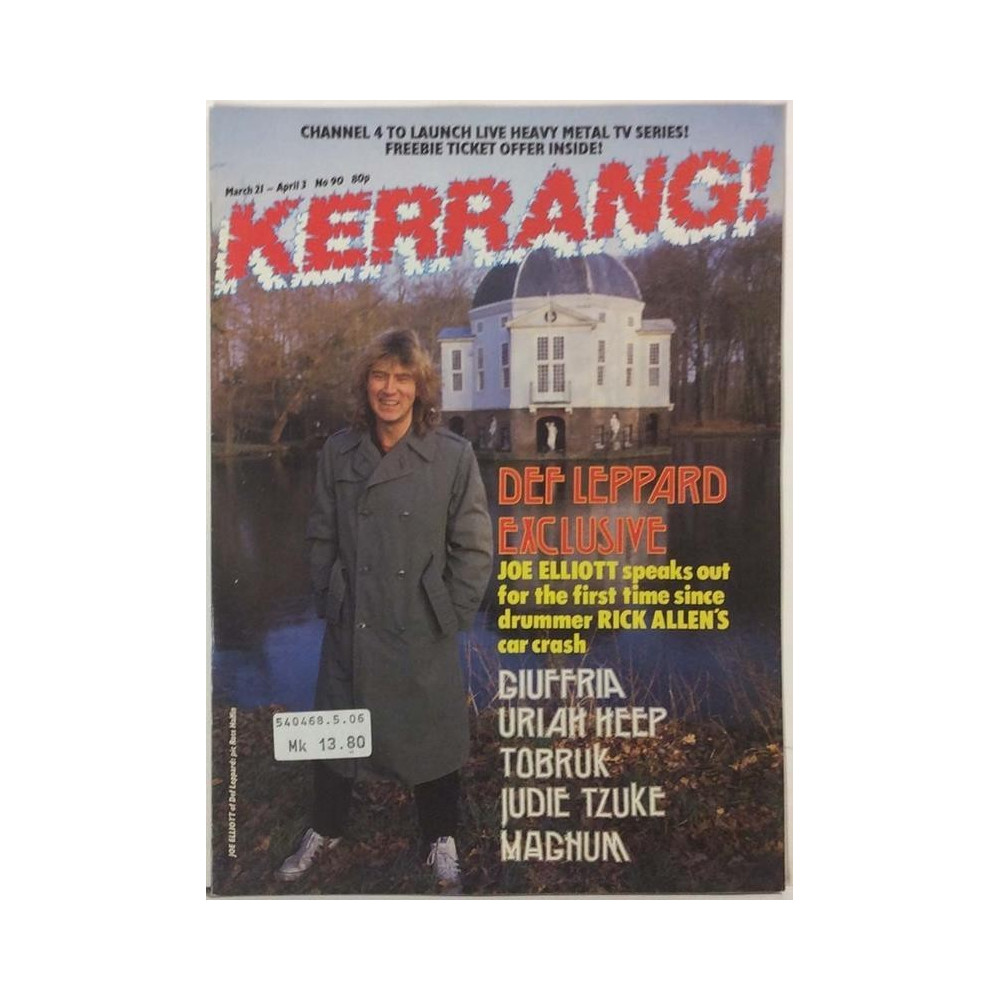 Kerrang 1985 No.No.90 March 21 Def Leppard,Uriah Heep,Magnum