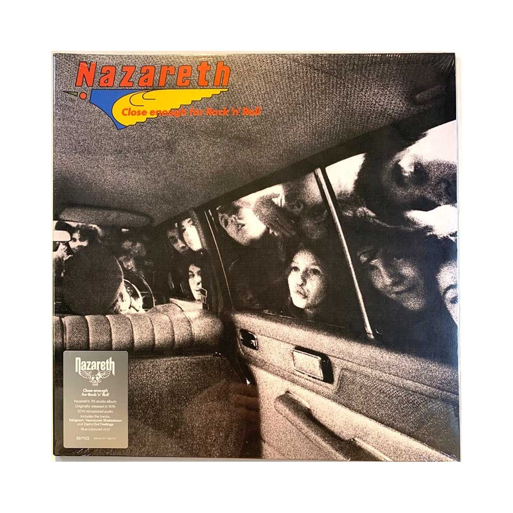 Nazareth 1976 BMGCAT196LPX Close enough for rock’n’roll, blue vinyl LP