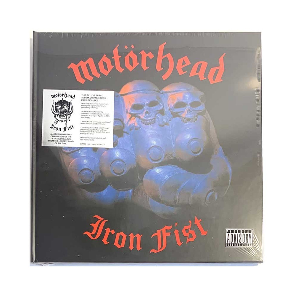 Motörhead 1982 BMGCAT542TLP Iron Fist 3LP LP