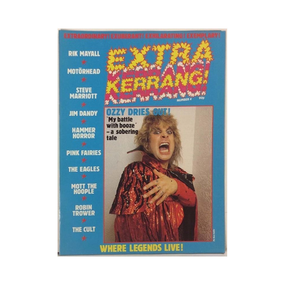 Kerrang 1985 No.Extra number 4 Ozzy Osbourne,Motörhead,Cult