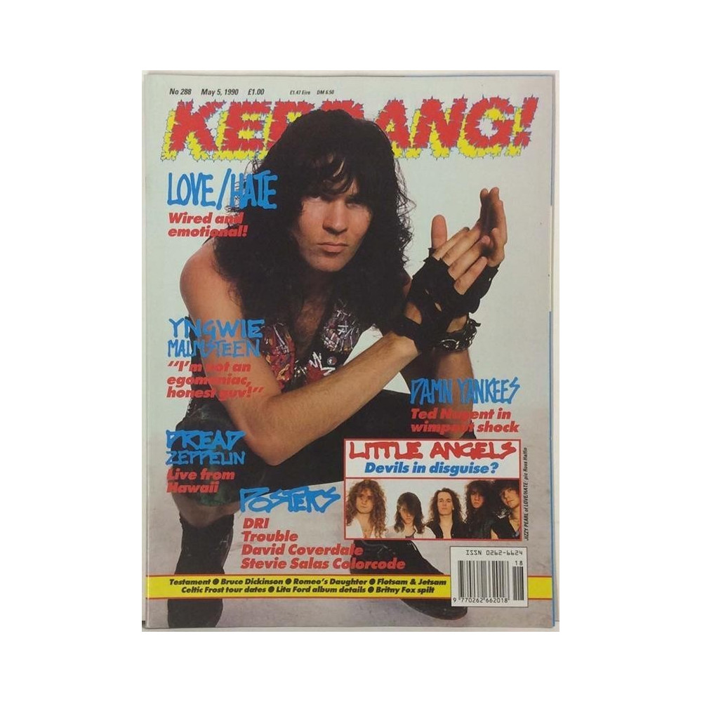 Kerrang 1990 No.No.288 May 5 Yngwie Malmsteen,Damn Yankees