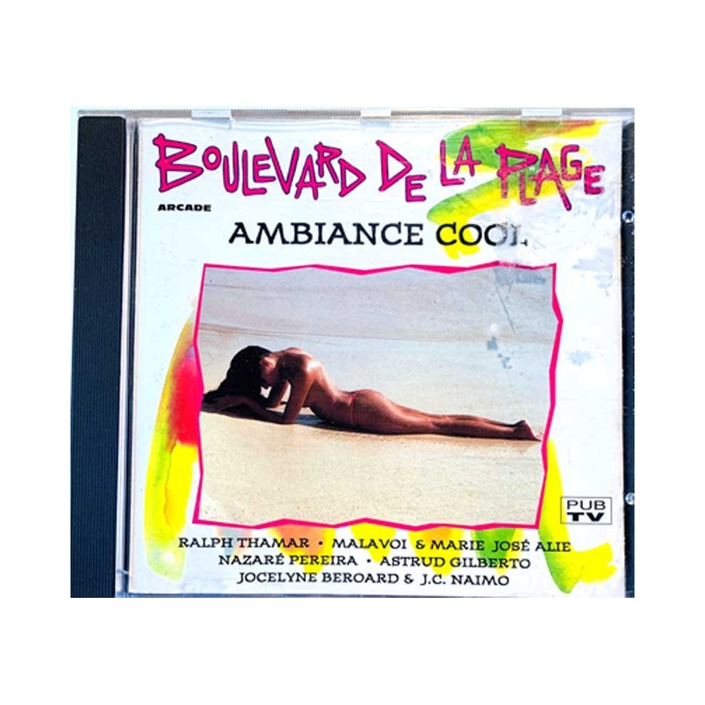 Malavoi, Djavan, Astrud Gilberto ym.: Boulevard De La Plage - Ambiance Cool  kansi VG+ levy EX Käytetty CD