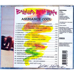 Malavoi, Djavan, Astrud Gilberto ym.: Boulevard De La Plage - Ambiance Cool  kansi VG+ levy EX Käytetty CD