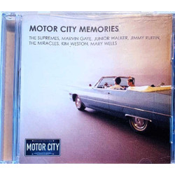 Supremes, Marvin Gaye, Junior Walker ym.: Motor City Memories  kansi EX levy EX Käytetty CD