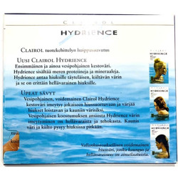 Clairol Hydrience: H 2 O  kansi EX levy EX Käytetty CD