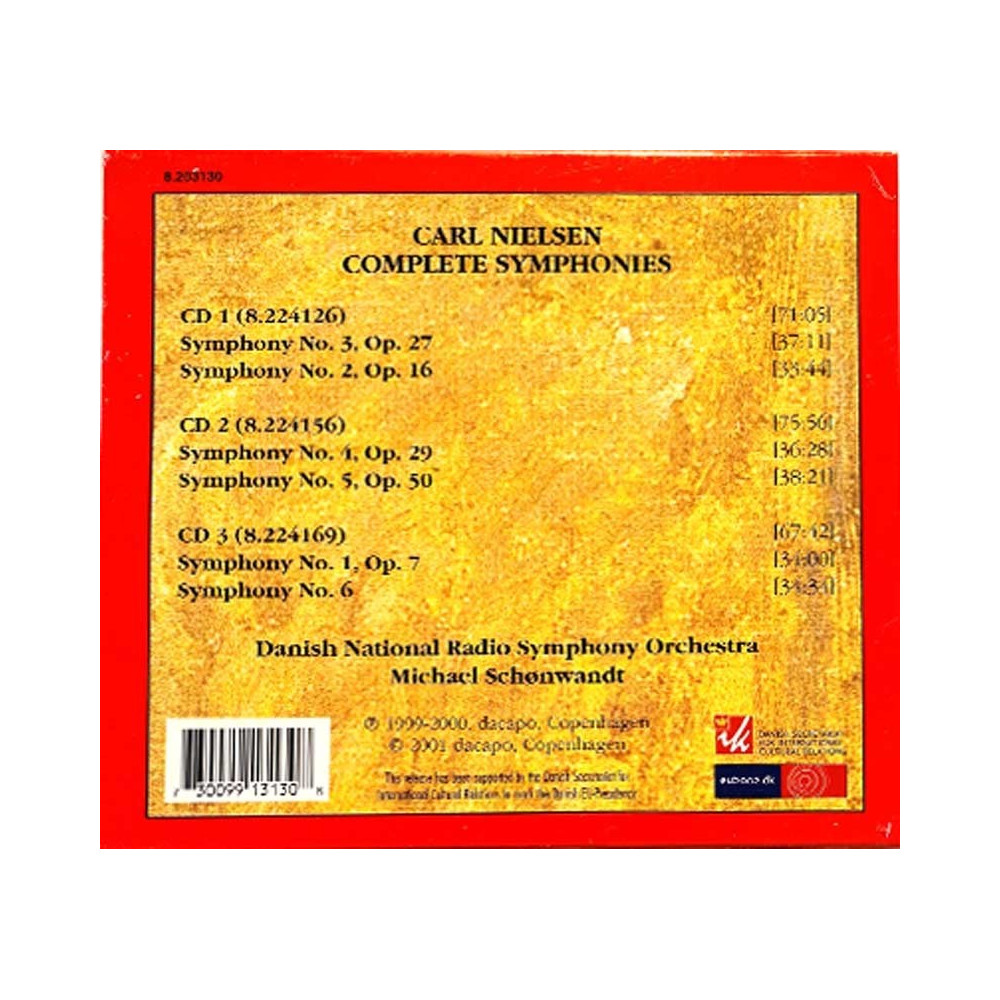 Nielsen Carl - Danish Radio Symphony 2001 8.203130 Complete Symphonies 3CD CD