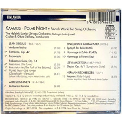 Helsinki Junior Strings Orchestra : Kaamos - Polar Night - CD