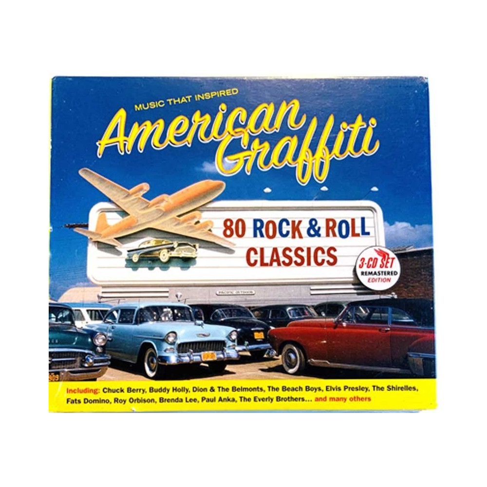 Various: 80 rock & roll classics : American Graffiti 3CD - CD