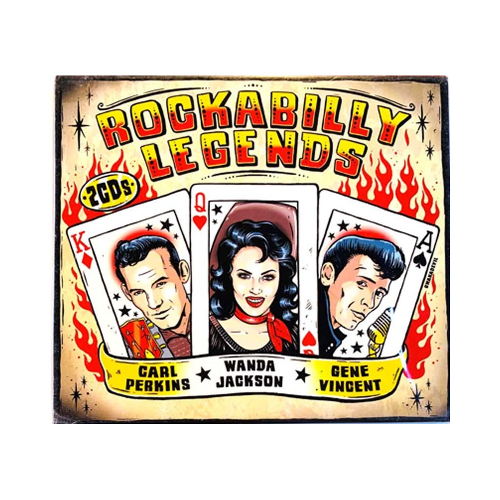 Carl Perkins - Wanda Jackson - Gene Vincent : Rockabilly Legends 2CD - CD