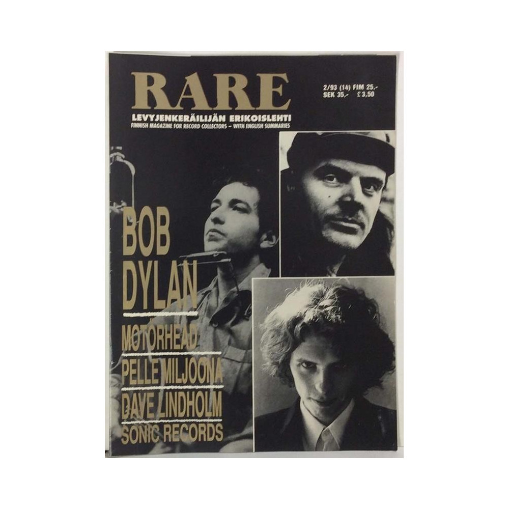 RARE 1993 No.2 Bob Dylan,Motörhead,Pelle Miljoona