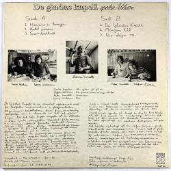 De Gladas Kapell: Spelar Nilsson  kansi VG+ levy EX Käytetty LP