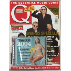 Q Magazine + CD 2004 No.December Nirvana,Elton John,Muse