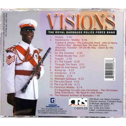 Royal Barbados Police Force Band: Visions  kansi EX levy EX Käytetty CD