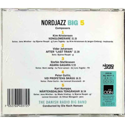 Danish Radio Big Band: Nordjazz big 5  kansi EX levy EX Käytetty CD