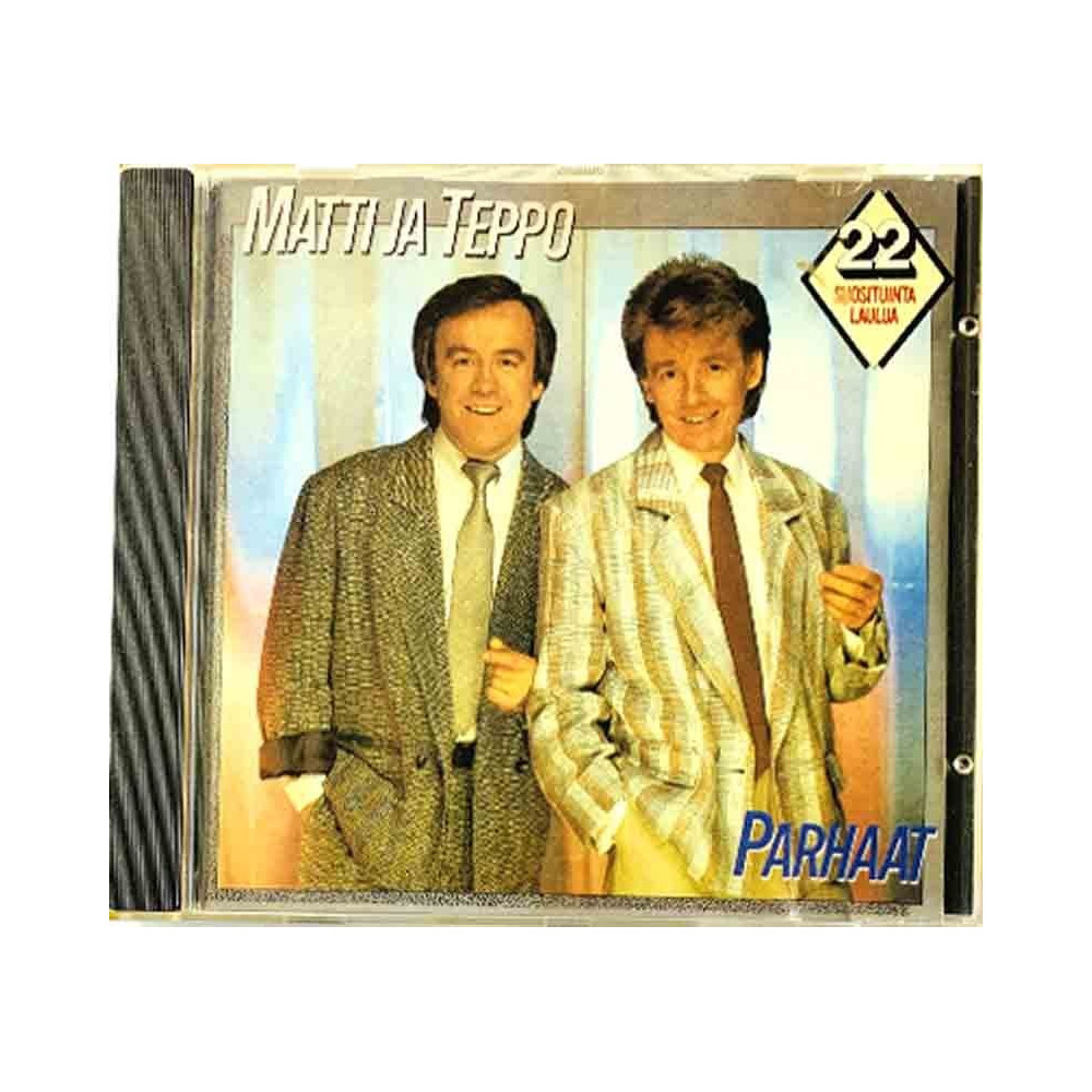 Matti & Teppo: Parhaat  kansi VG+ levy EX- Käytetty CD