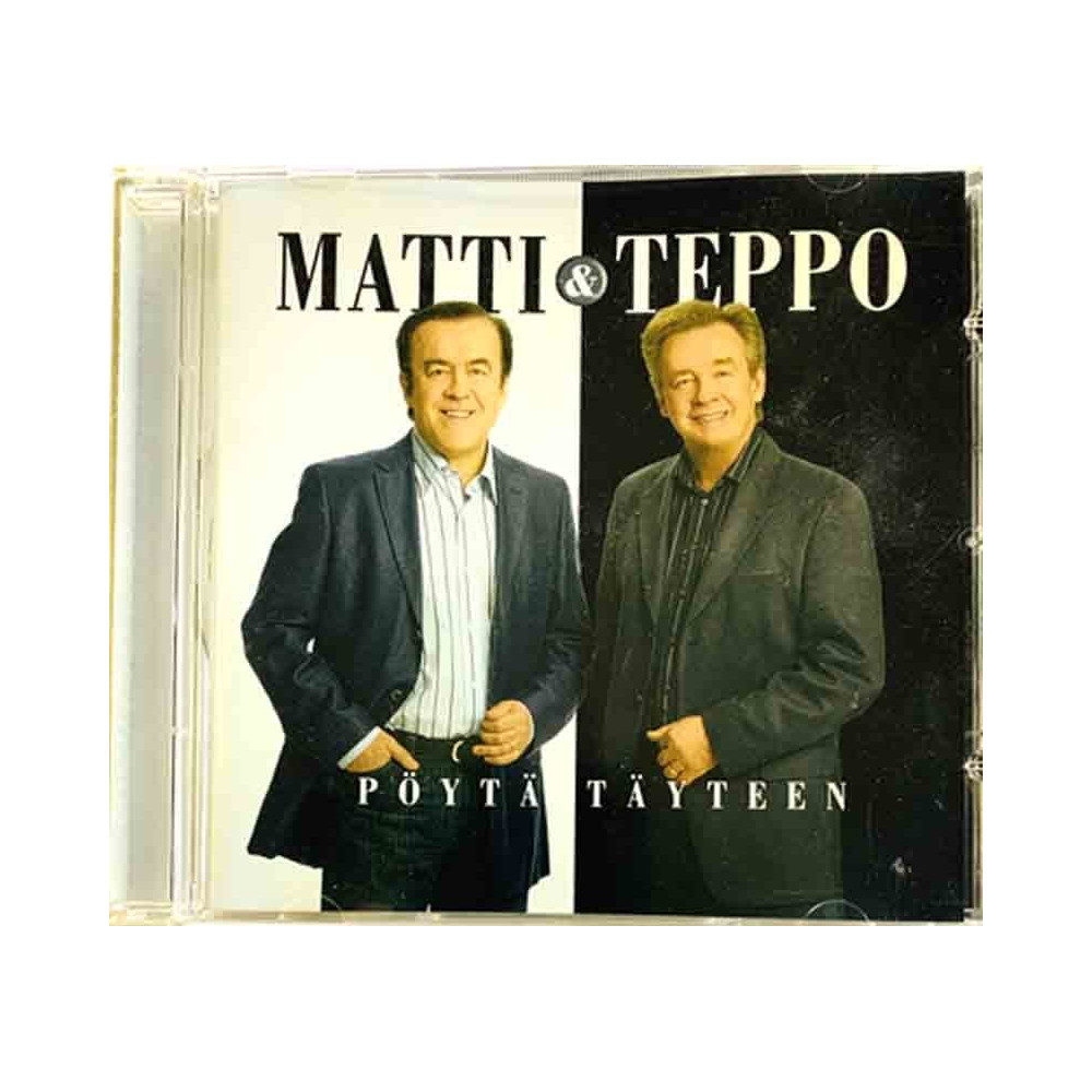 Matti & Teppo: Pöytä täyteen  kansi EX levy EX Käytetty CD