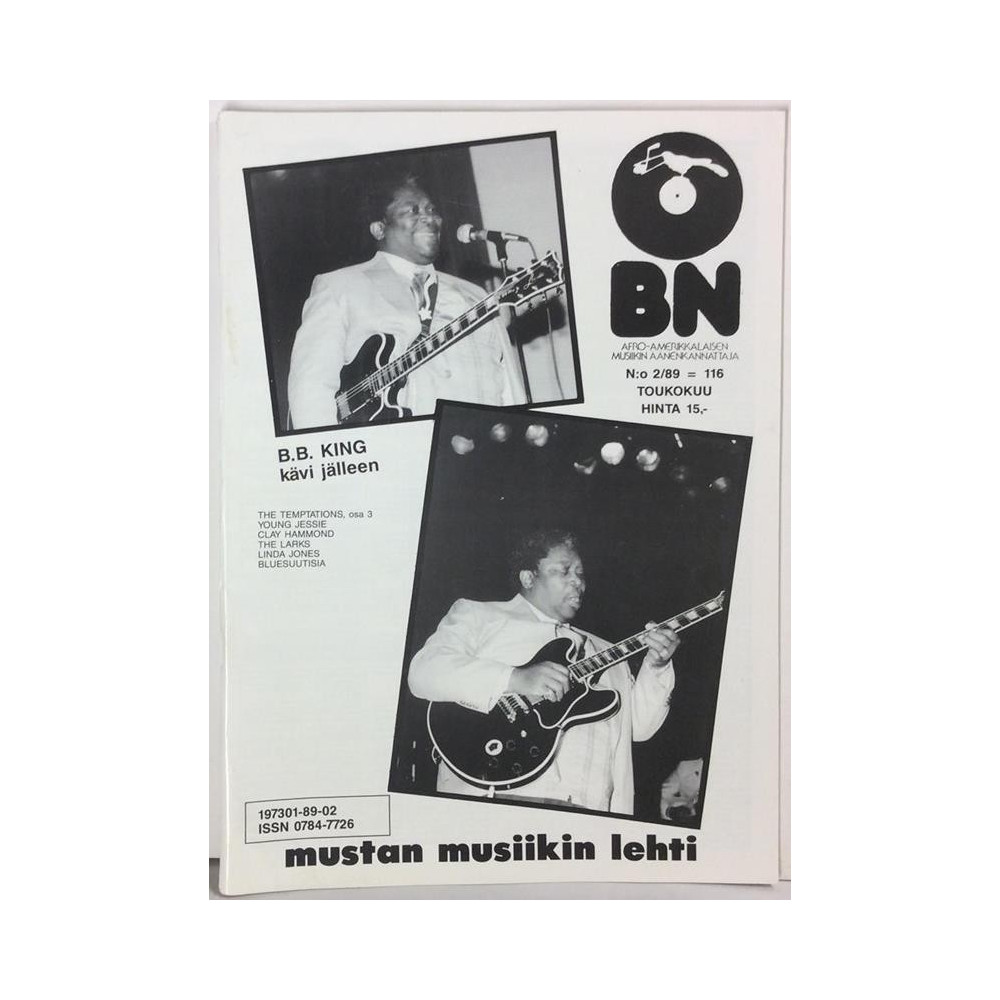 Blues News 1989 No.2 B.B.King,Temptations