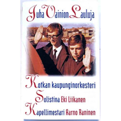 Eki Liikanen, Aarno Raninen: Juha Vainion lauluja kansipaperi EX , musiikkikasetin kunto EX käytetty kasetti