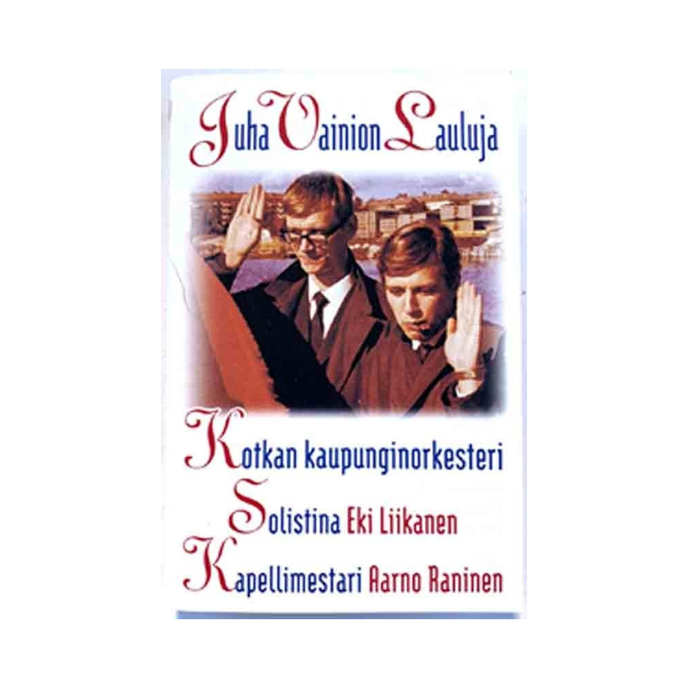 Eki Liikanen, Aarno Raninen: Juha Vainion lauluja kansipaperi EX , musiikkikasetin kunto EX käytetty kasetti