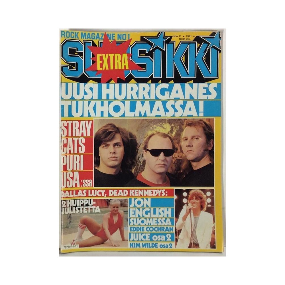 Suosikki 1981 No.11 Stray Cats,Hurriganes