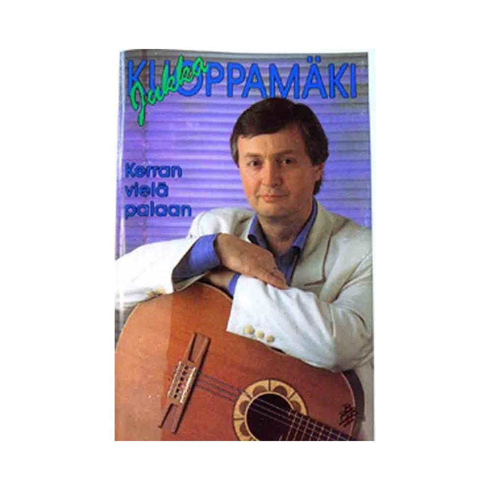 Kuoppamäki Jukka: Kerran vielä palaan kansipaperi EX , musiikkikasetin kunto EX käytetty kasetti