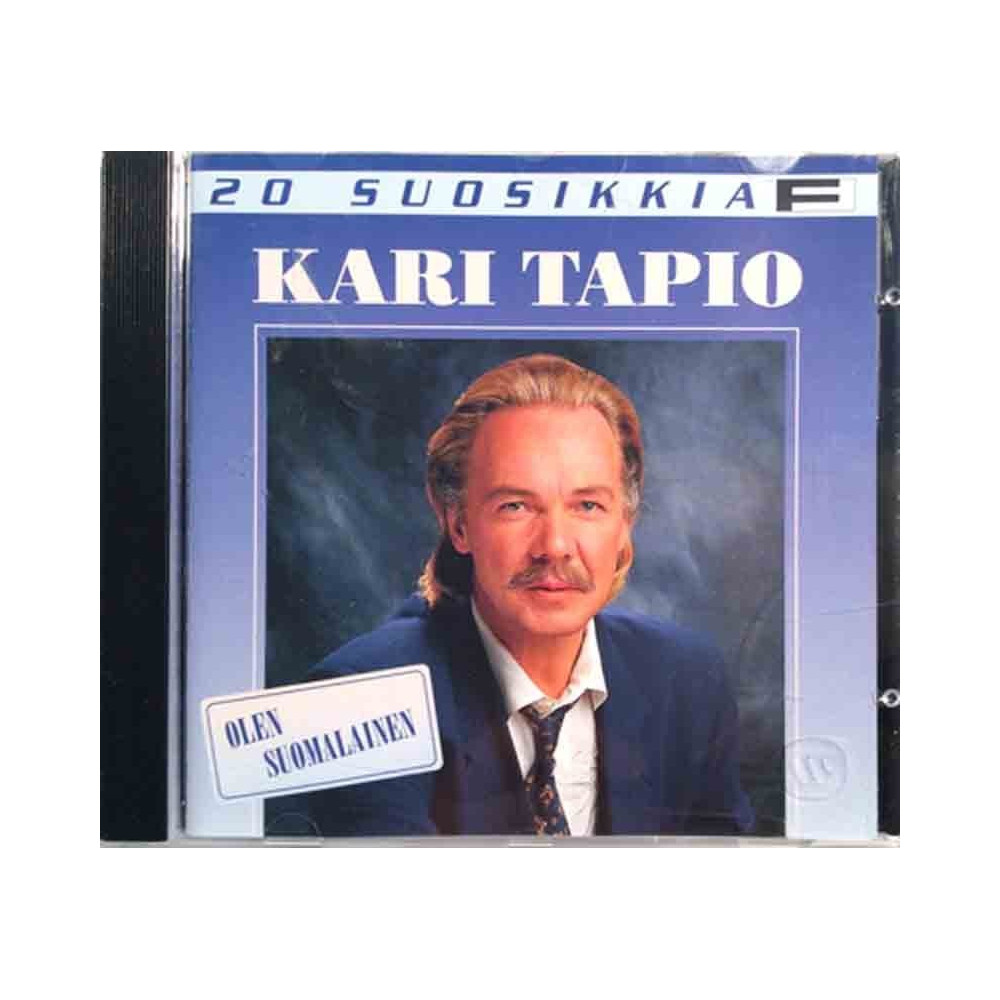 Kari Tapio: 20 Suosikkia -Olen Suomalainen  kansi EX levy EX Käytetty CD