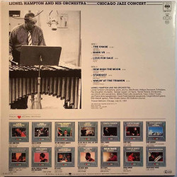 Hampton Lionel: Chicago Jazz Concert  kansi EX levy EX Käytetty LP
