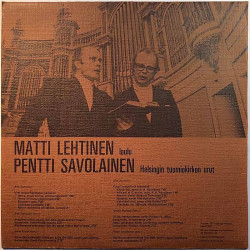 Lehtinen Marri, Pentti Savolainen 1976 Finland H-Y 34 Minun sydämeni on valmis Used LP