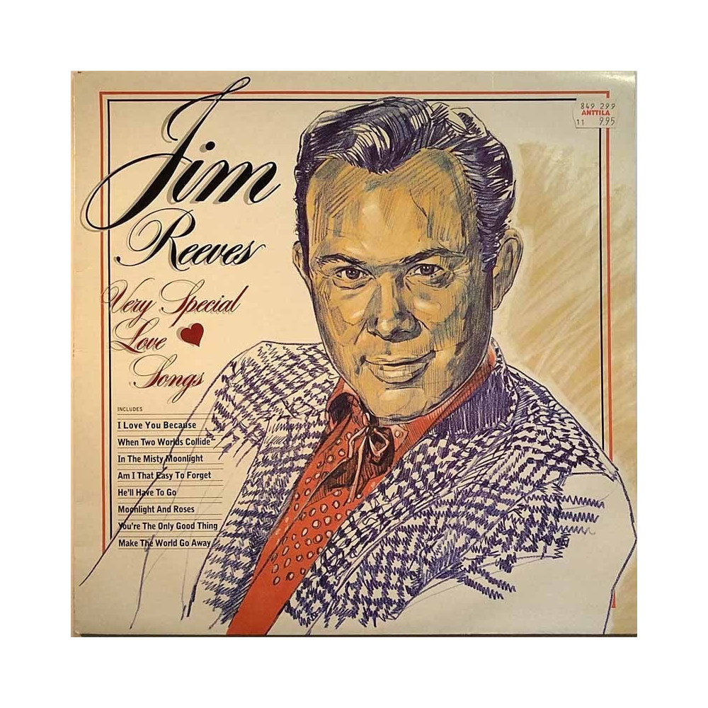 Reeves Jim 1984 PMP 1016 Very Special Love Songs Used LP
