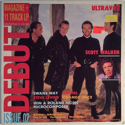 Ultravox, Scott Walker ym.: Debut issue 02 LP + 60-sivuinen magazine  kansi VG+ levy EX Käytetty LP