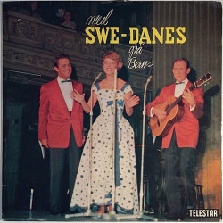 Swe-Danes med Bengt Hallbergs Trio: Med Swe-Danes På Berns  kansi VG levy VG Käytetty LP