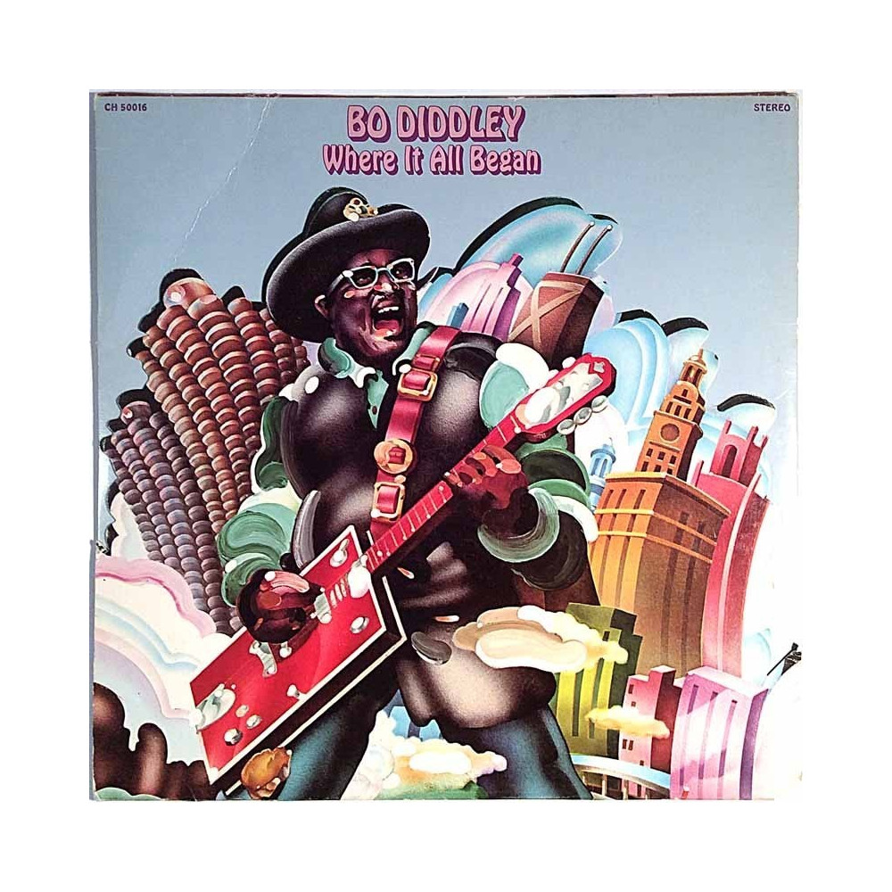 Diddley Bo: Where It All Began  kansi VG+ levy EX Käytetty LP
