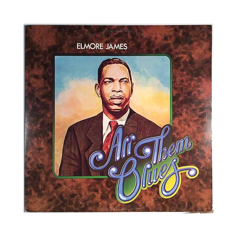 Elmore James: All Them Blues 2LP  kansi EX levy EX- Käytetty LP