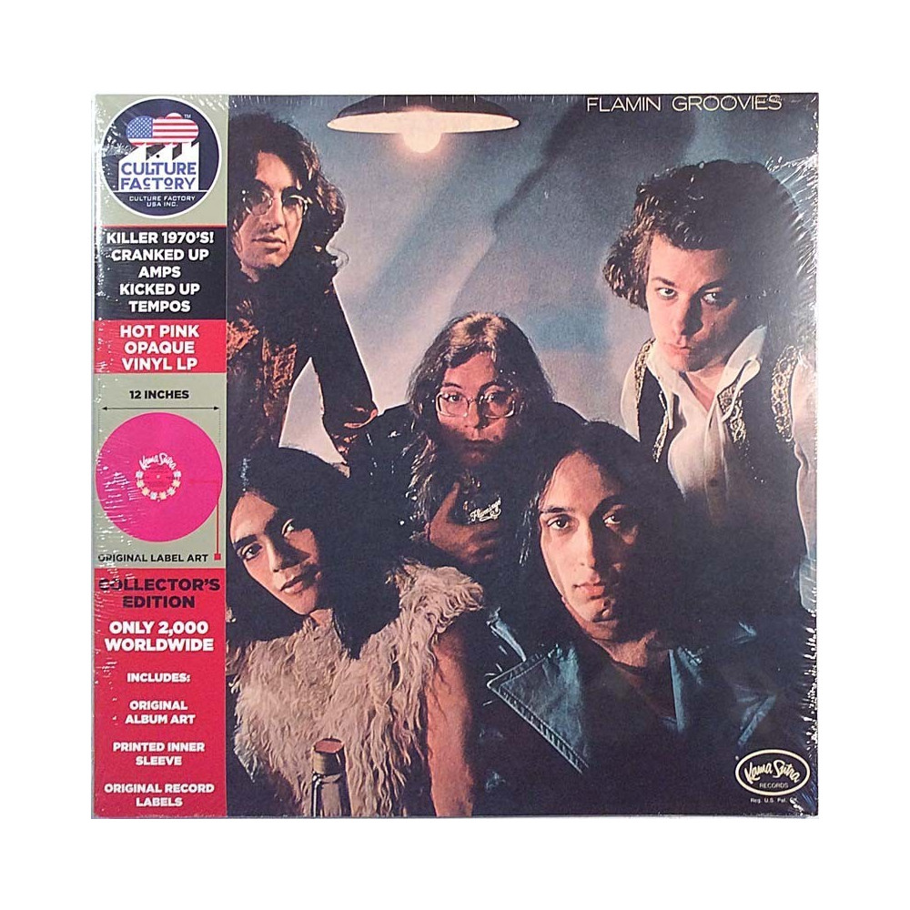 Flamin' Groovies 1970 CFU01167 Flamingo collector’s edition pink vinyl LP