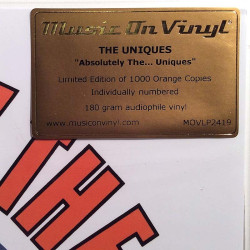 Uniques 1968 MOVLP2419 Absolutely The... Uniques, orange vinyl LP