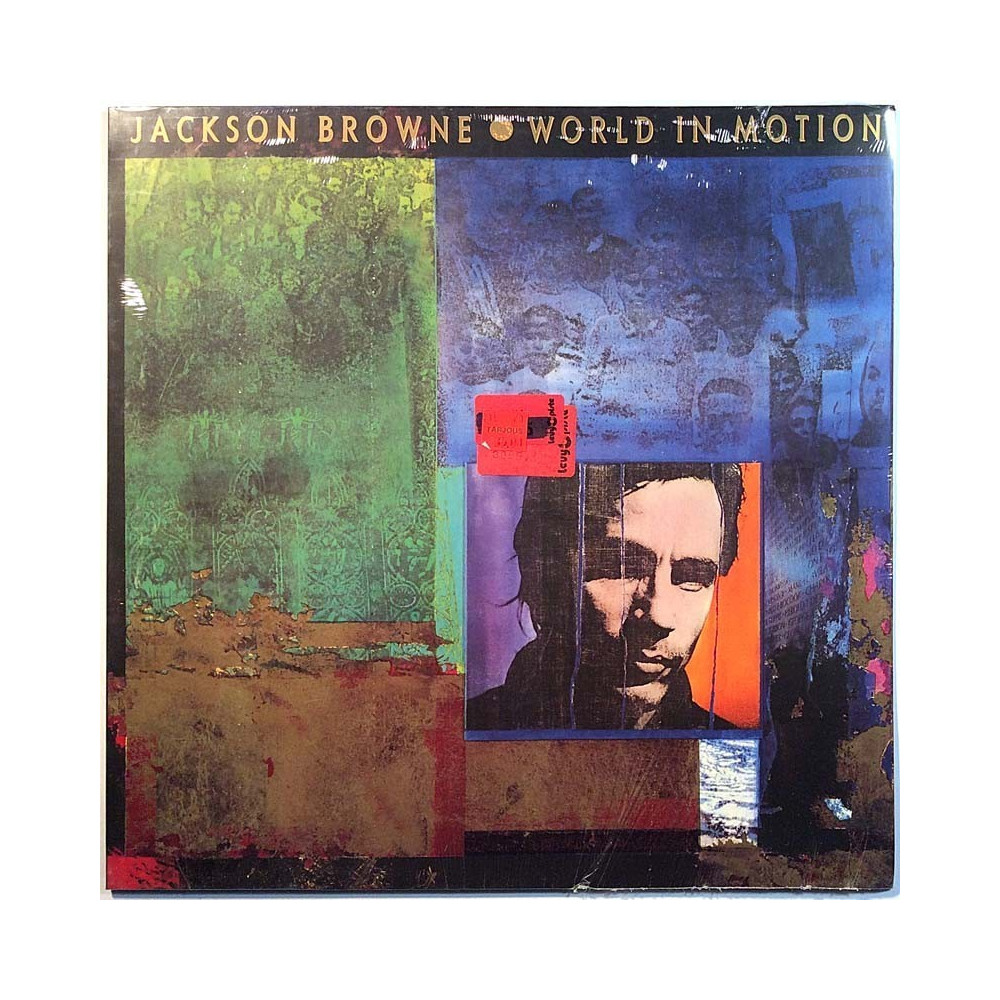 Browne Jackson 1989 960 830-1 World in Motion Begagnat LP