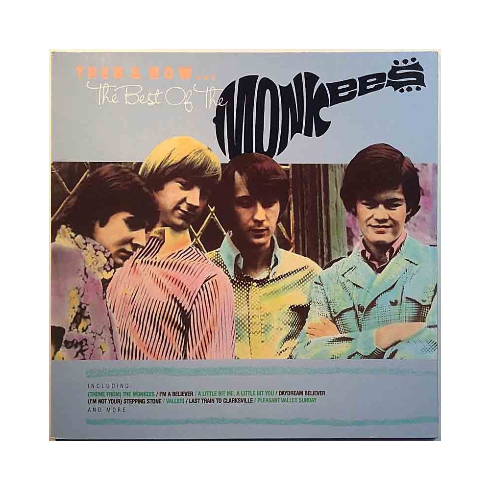 Monkees 1986 AL9-8432 Then & Now The Best Of Begagnat LP