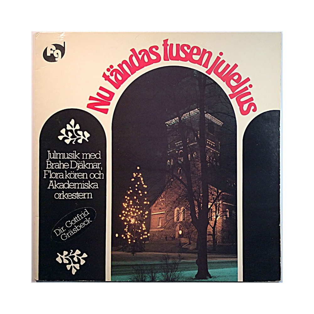 Julmusic med Brahe Djäknar 1980 FGLP-1011 Nu tändas tusen juleljus Used LP