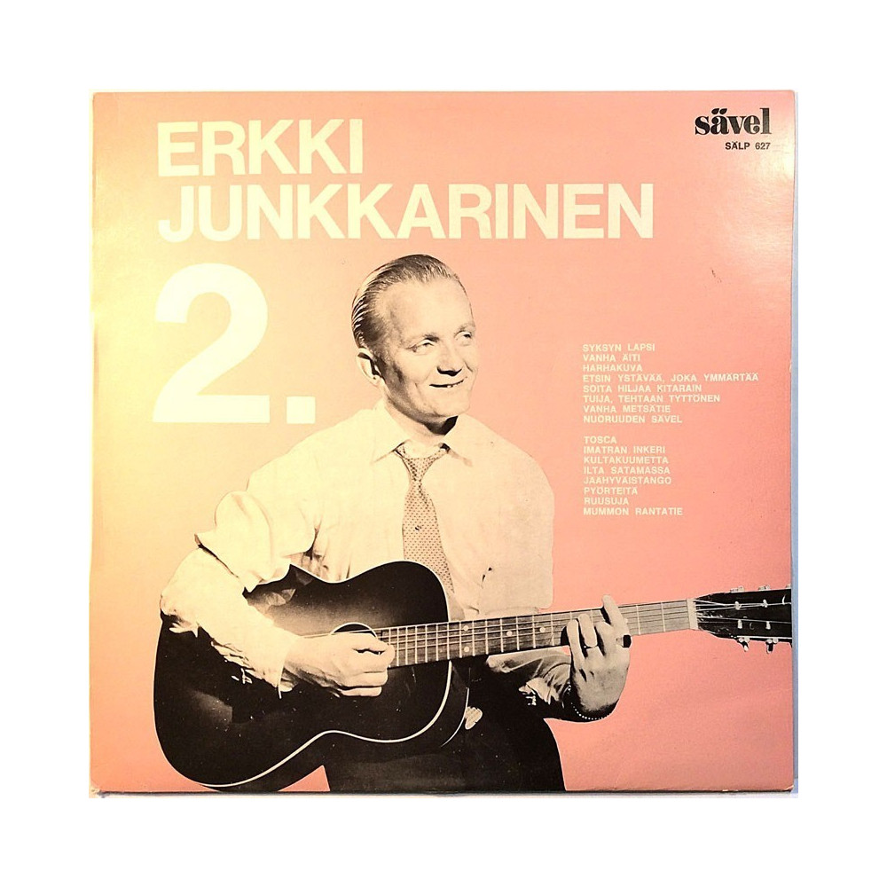 Junkkarinen Erkki: 2.  kansi EX levy EX Käytetty LP