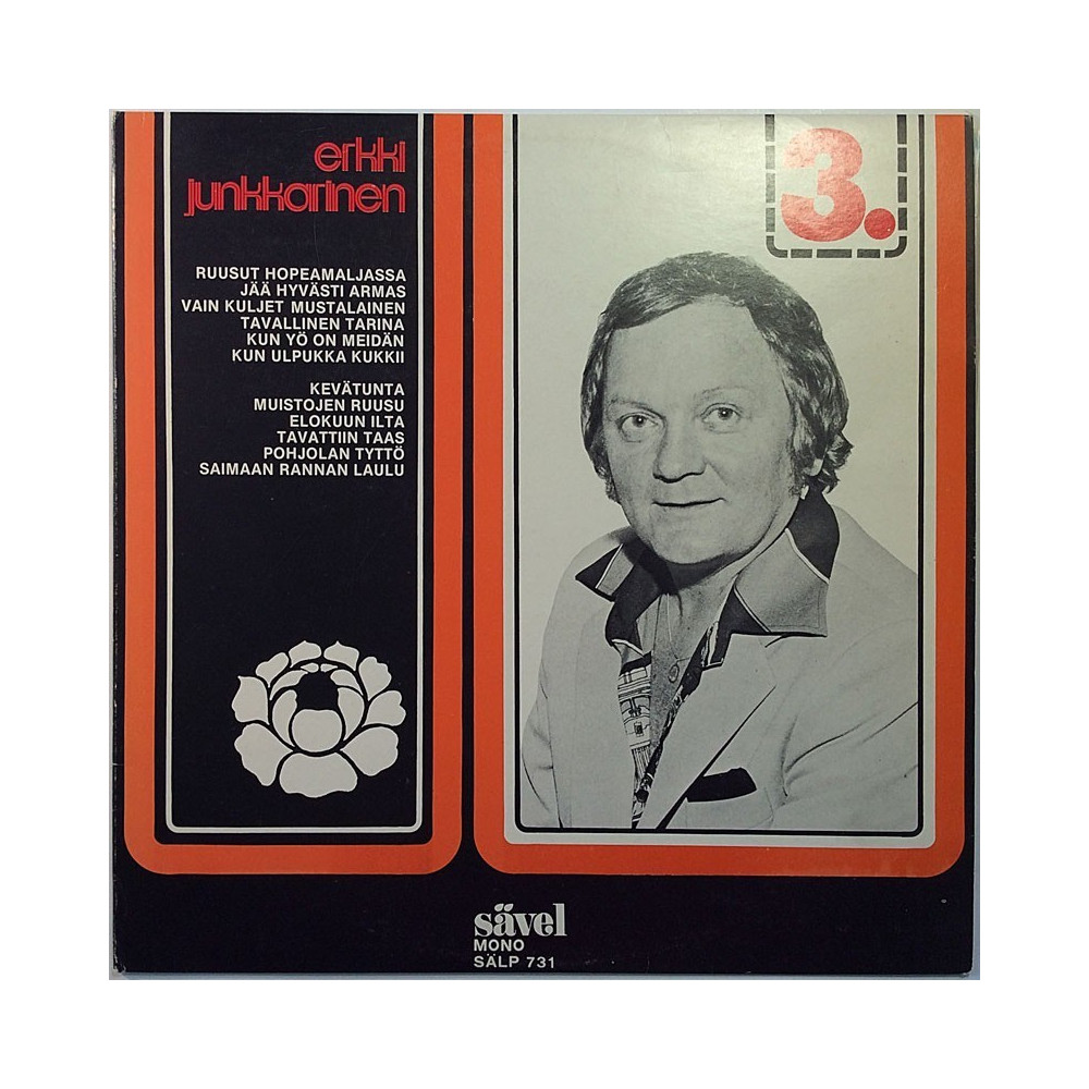 Junkkarinen Erkki: 3.  kansi EX levy EX Käytetty LP