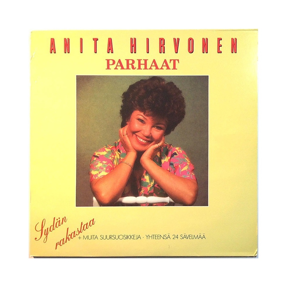 Hirvonen Anita: Parhaat 2LP  kansi VG+ levy EX Käytetty LP