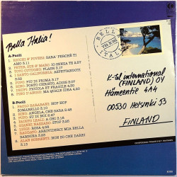 Various Artists: Bella Italia!  kansi EX- levy EX- Käytetty LP