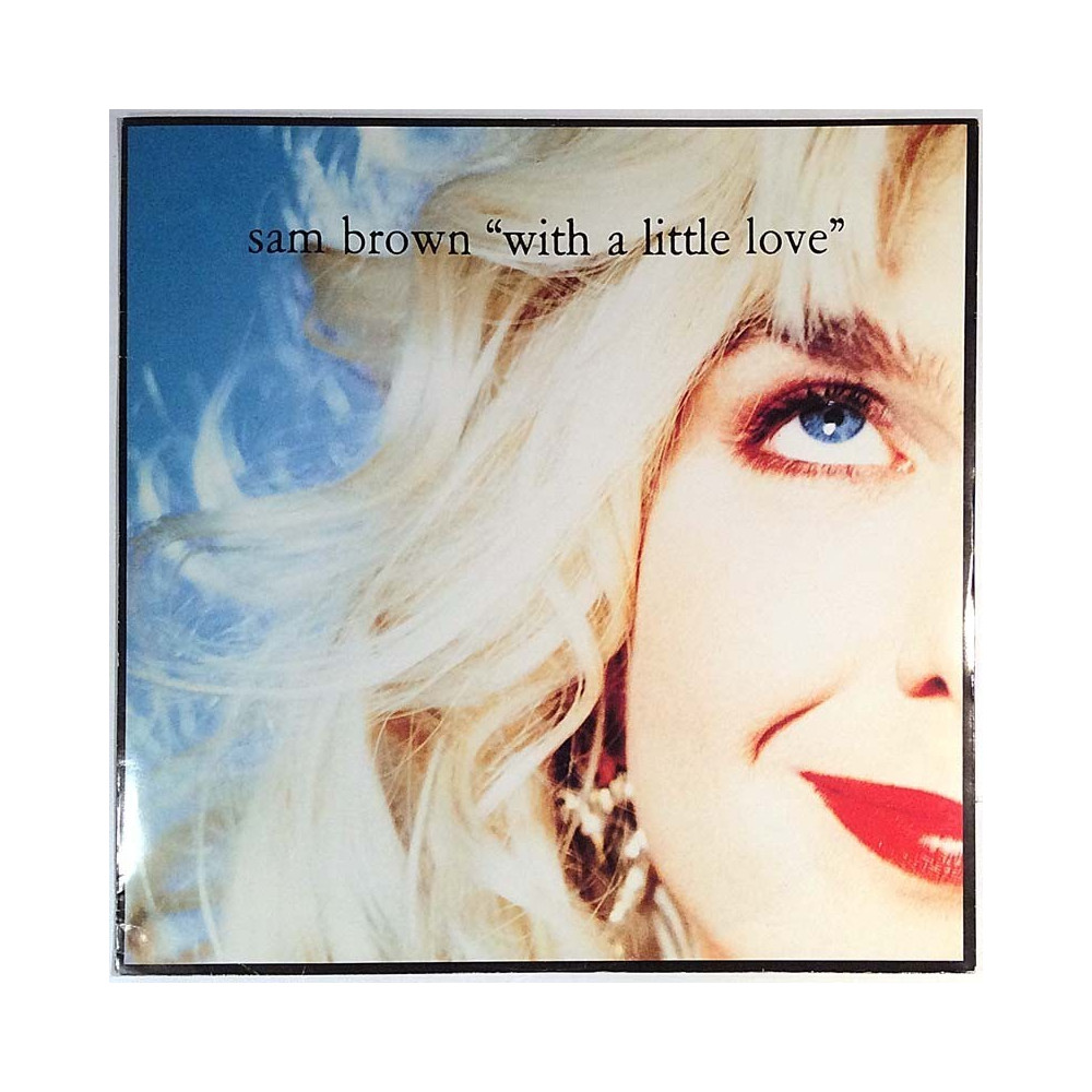 Brown Sam 1990 390 477-1 With A Little Love 12-inch maxisingle Begagnat LP