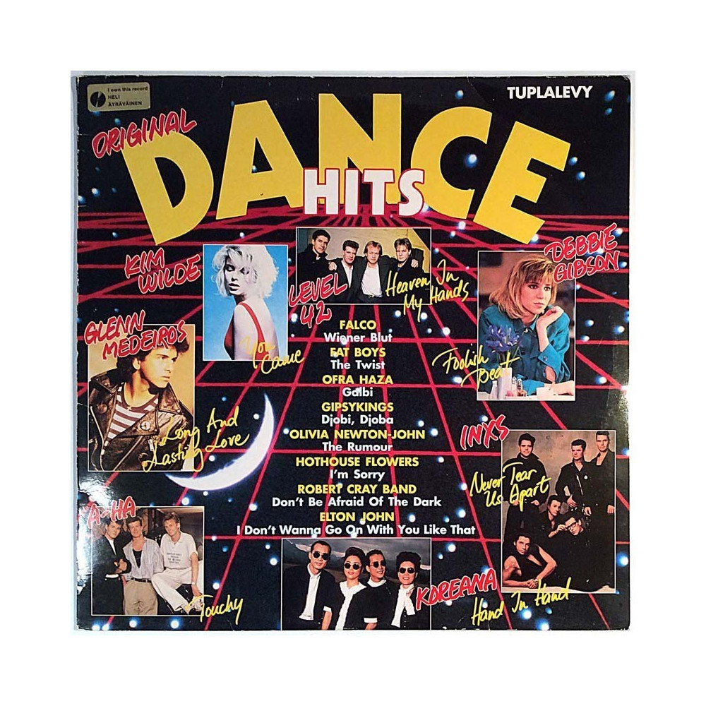 Joan Jett, Tikaram, Mory Kante ym. 1988 FILP 17 Original Dance Hits 2LP Used LP